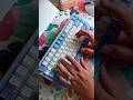 ELECFOX INKY75 + MATCHA BUTTERMILK SWITCHES Keyboard ASMR! #keyboard #keyboardasmr #creamy #typing