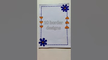 10 easy and beautiful border designs