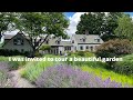 I was invited to tour a beautiful garden in the new england countryside