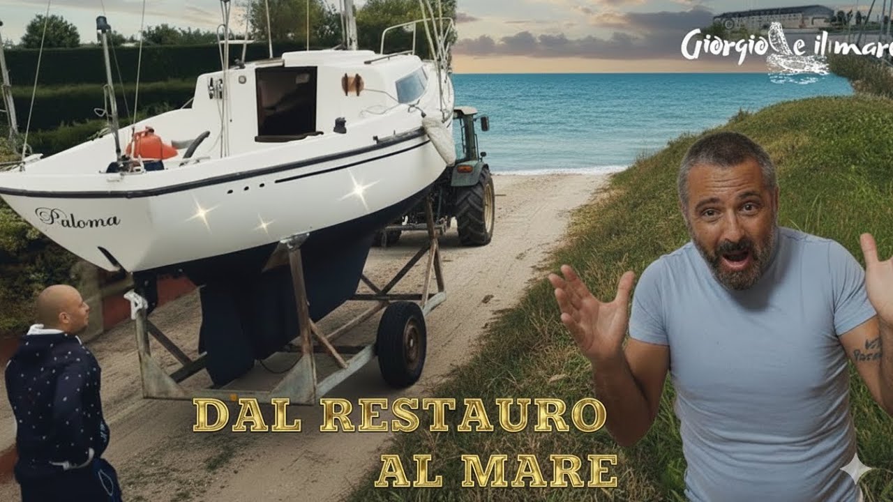 BARCA A VELA 7 M LA RIMETTO IN MARE