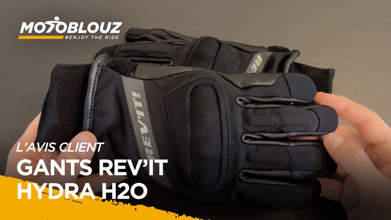 Arnaud, client Motoblouz, présente les GANTS REV IT HYDRA H2O - YouTube