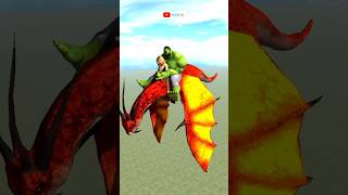 Hulk V/s Dragon 🐲 😱😱 #hulk #vs #dragon #safari #shorts #video #game