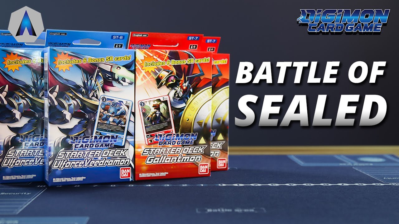 Digimon TCG! Battle of Sealed - Gallantmon VS UlforceVeedramon Starter Decks (Part 1) ft.@Jodobbi