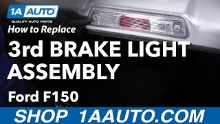How to Replace 3rd Brake Light Assembly 09-14 Ford F-150