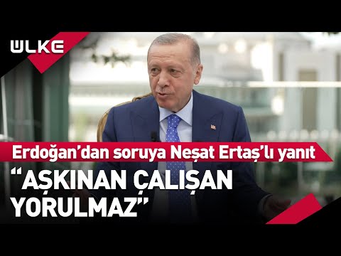 Cumhurbaşkanı Erdoğan'a Enerjisinin Sırrı Soruldu, Neşet Ertaş'ın Sözü İle Yanıt Verdi!