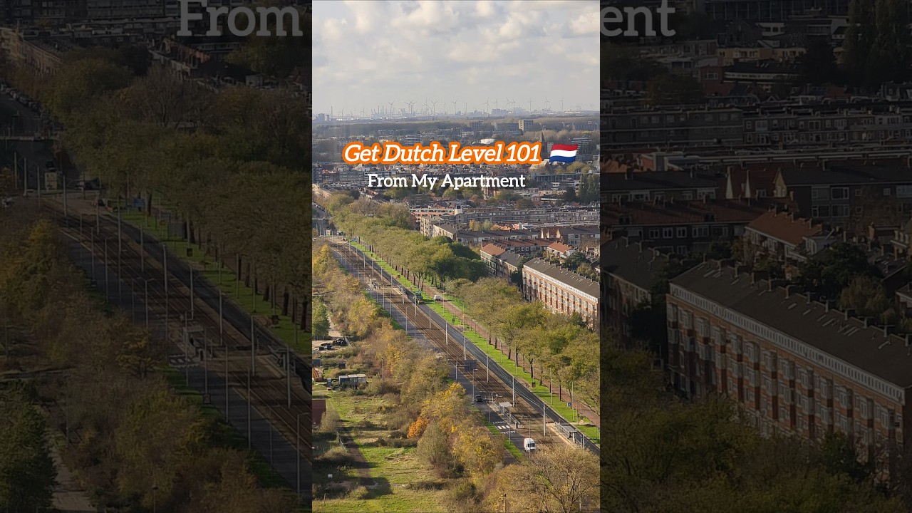 Dutch level 101 from high rise apartment #rotterdam #netherlands #amsterdam #travel #europe #expats
