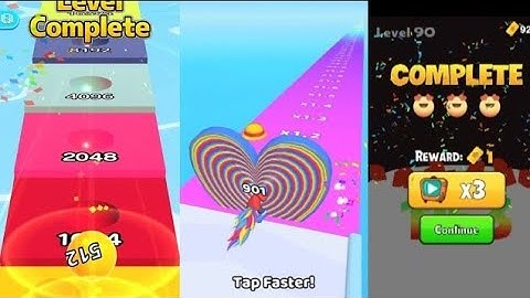 2048 | Ball Run Infinity vs Layer Man 3D: Run & Collect vs Number Merge Run Master #cutiepie22yt