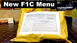 MRE REVIEW 2023 Newest French F1C Menu French Foreign Legion Commando Ration