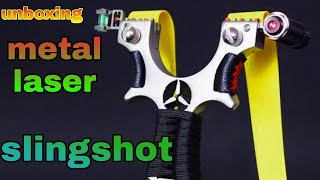 Unboxing laser metal professional slingshot