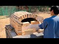 서양식 벽돌 피자화덕 만들기 전 과정 - Wood Fired Brick Pizza Oven DIY