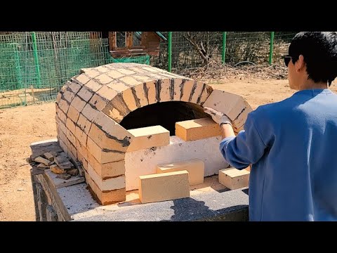 [SUB] My first wood fired pizza oven - Time lapse