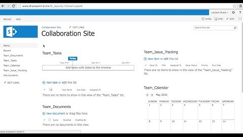 Lesson1 Team Collaboration on Sharepoint in 10min
