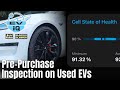 Performing a Pre-Purchase Inspection on Used EVs