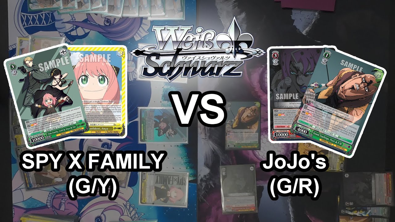 epic-anime-showdown-jojo-vs-spy-x-family-weiss-schwarz-gameplay