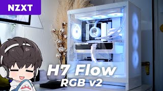 Beautiful] A beautiful NZXT PC case, the H7 Flow 2024, nestled