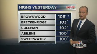 KRBC AM Forecast: Tuesday, July 3, 2018