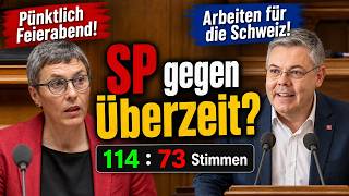 Arbeiten statt abbrechen: Debatte um Überzeit im Nationalrat