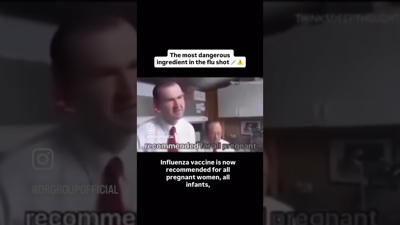 The most dangerous ingredient in the flu shot 💉⚠️ 