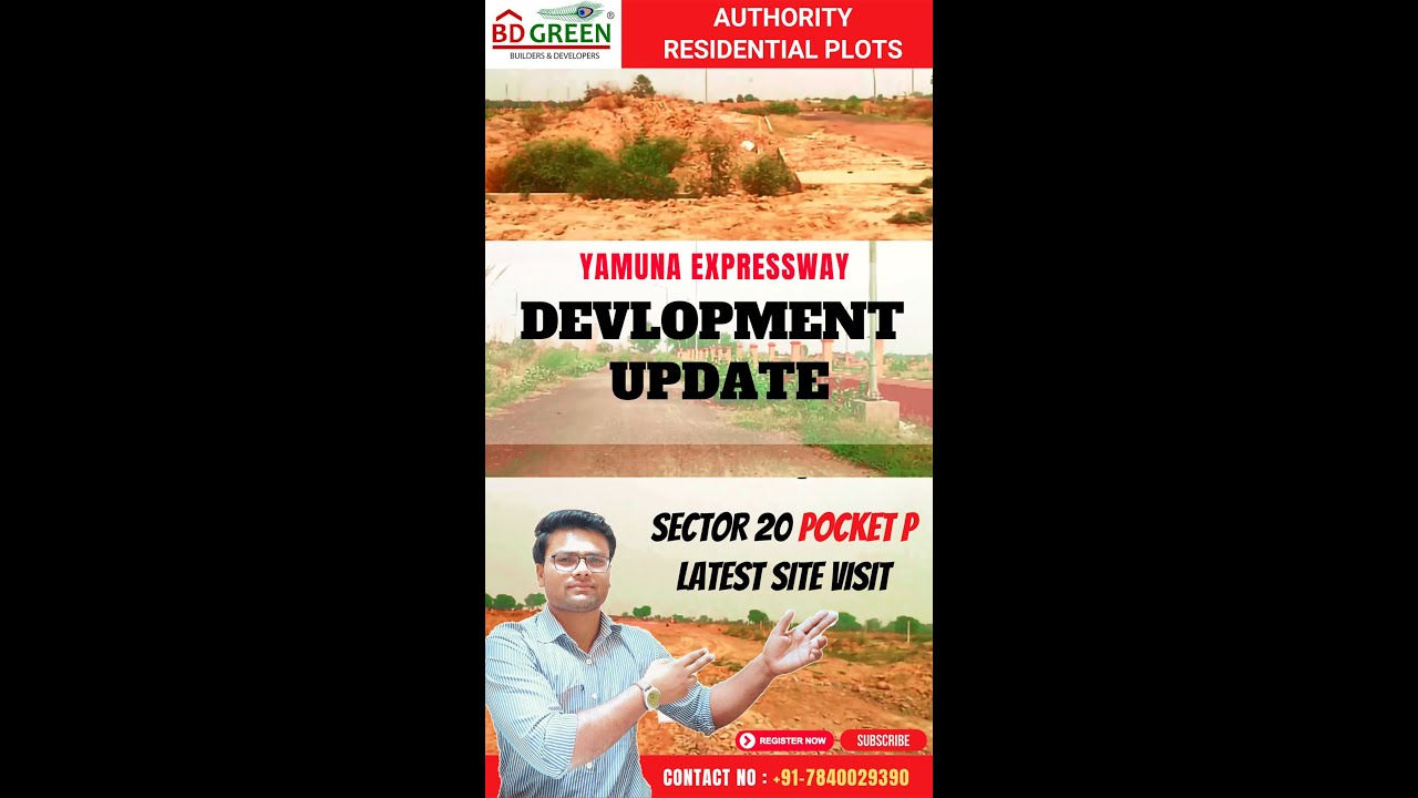 YAMUNA AUTHORITY PLOTS ||SECTOR 20 POCKET P || LATEST SITE VISIT & DEVELOPMENT UPDATE |Hindi English