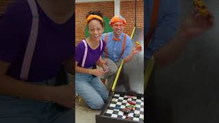 Blippi and Meekah Prentend Play Racing 🏎️ Meekah Kids Videos #blippi #meekah #play #shorts