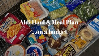 Aldi grocery haul & weekday meal plan… on a $50 (or less) budget!