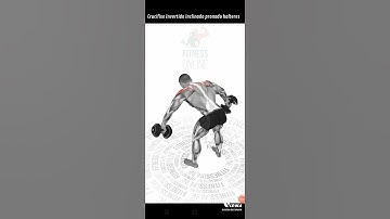 Crucifixo invertido inclinado pronado halteres