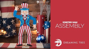 SVG File - Jointed Sam - Assembly Tutorial (For Cricut, Silhouette, and ScanNCut)