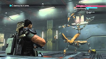 Binary Domain PC Resistance Bot Boss Battle No Mercy Commentary