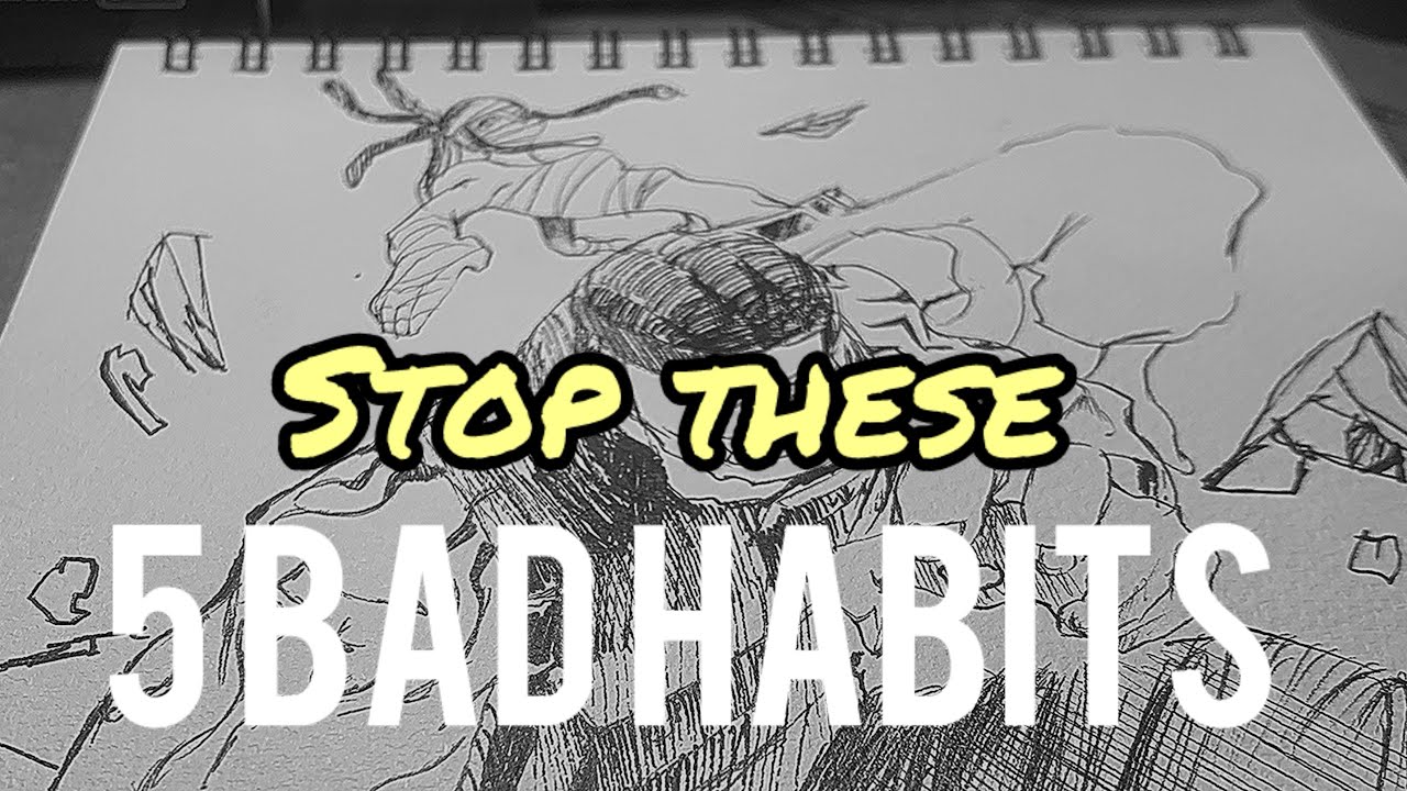 HOW TO IMPROVE YOUR ART FAST| stop these habits - YouTube