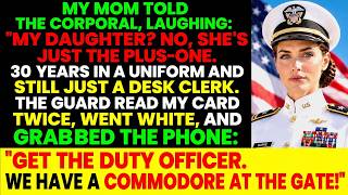 My Daughter No, Just The Plus-One, My Mom Told The Corporal—Then The Crest On My Card Froze Hi...