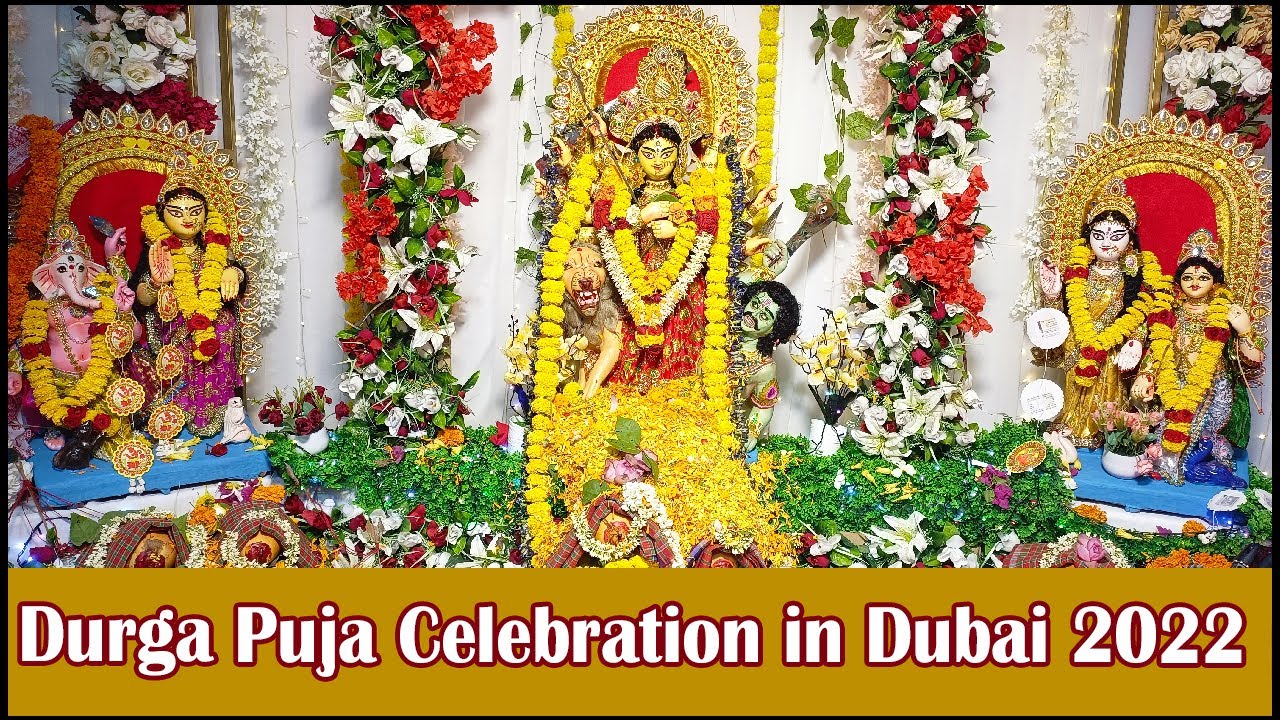 Durga Puja Celebration in Dubai 2022 Saptami day Durga Puja in