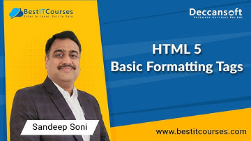 HTML 5 - Basic Formatting Tags
