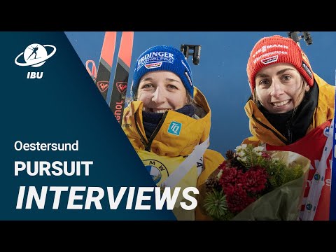 World Cup 23/24 Oestersund: Women Pursuit Interviews