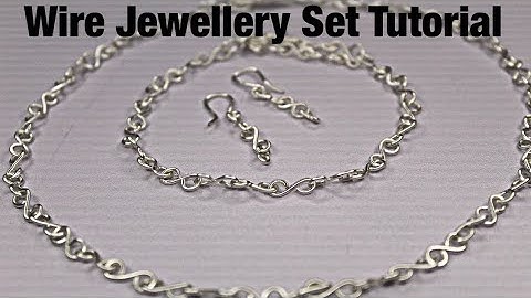 DIY Jewellery Make Yor Own Wire Chains Link Jewellery Set - Figure 8 Chain Link