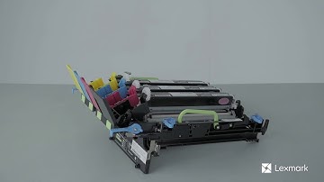 Lexmark C4150 - Replacing the Colour imaging kit