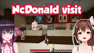 Azki's first visit in Ncdonald with Sora-chan Azki's first visit in Ncdonald with Sora-chan