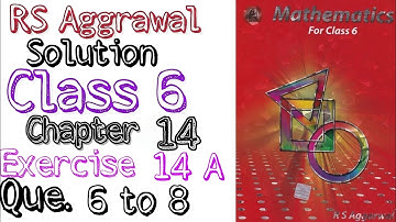 Rs Aggarwal class 6 Exercise 14A Question number 6,7,8 | Constructions | MD Sir