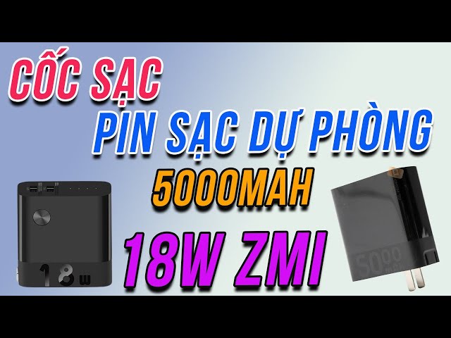 Trên Tay Cốc sạc kiêm pin sạc dự phòng 5000mAh 18W ZMI APB05 giá chỉ 3xxk