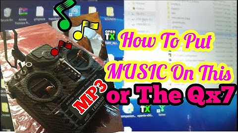 HOW TO PUT MP3 MUSIC ON ANY TARANIS W/ VOLUME CONTROL & PAUSE !!!!