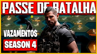 VAZAMENTOS NOVO PASSE DE BATALHA SEASON 4 E BLACKCELL WARZONE 4! NOVAS ARMAS E OPERADORES WARZONE 3