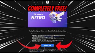 How to get *FREE DISCORD NITRO* in 2024