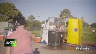 Watch Jon Najarian get dunked for cancer fundraiser