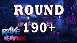 190+ Rave in the Redwoods highest scene attempt  with upgraded bows