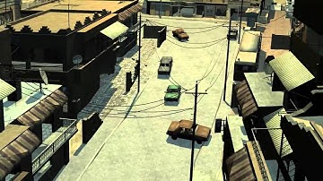 cod4 map and animated car from craft director tools - 3ds max core23