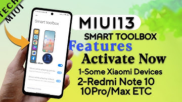 MI Security Update: MIUI 13 New Smart ToolBox Features enable in Any Xiaomi Redmi and POCO Phones