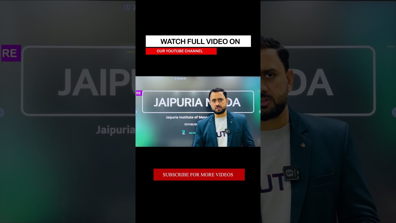 Jaipuria Institute of Management Noida 2025 Admissions: Must-Watch Review Before You Apply!