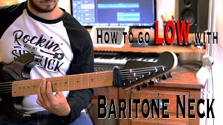 baritone neck conversion - how to go low on a squier stagemaster