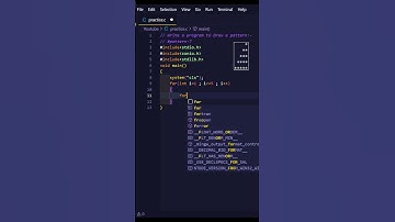 W.A.P to Mirrored Right Triangle Star Pattern in C | #pattern7 | #C | #shorts | #learnprogramming13