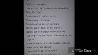 Wiz khalifa captain "lyrics video"