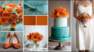 Orange and Turquoise Wedding Ideas